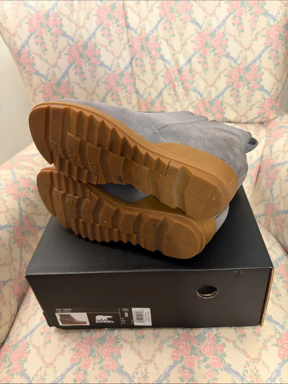 Sorel Evie Bootie Quarry Suede Size 8M